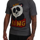 Elegant Panda King Crew Neck Tee