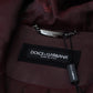 Maroon Hooded Leather Masterpiece Jacket