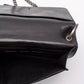 Elegant Calfskin Shoulder Bag with Metal Logo