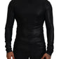 Elegant Black Pullover Sweater - Men's Luxury Fashion