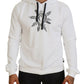 Sacred Heart Hooded White Sweater