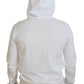 Sacred Heart Hooded White Sweater