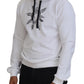 Sacred Heart Hooded White Sweater