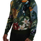 Jungle Embroidered Wool Silk Sweater