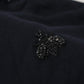Elegant Black Cashmere Pullover Sweater