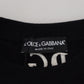 Elegant Black Cashmere Pullover Sweater