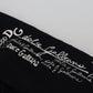 Elegant Black Cashmere Pullover Sweater