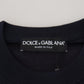 Elegant Silk Black Pullover Sweater
