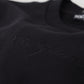 Elegant Black Cotton Pullover Sweater