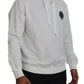 Elegant White Hooded Sweater