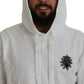 Elegant White Hooded Sweater