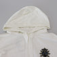 Elegant White Hooded Sweater