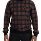 Stunning Multicolor Crew Neck Sweater