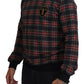 Stunning Multicolor Crew Neck Sweater