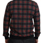 Stunning Multicolor Crew Neck Sweater