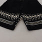 Elegant Monochrome Casual Shorts