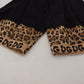 Chic Leopard Print Casual Shorts