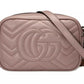 Chevron Quilted Leather Mini Shoulder Bag