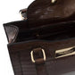 Brown Polyurethane Women Crossbody Bag