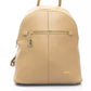 Beige Polyethylene Women Backpack