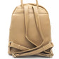 Beige Polyethylene Women Backpack