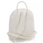 White Polyethylene Women Backpack