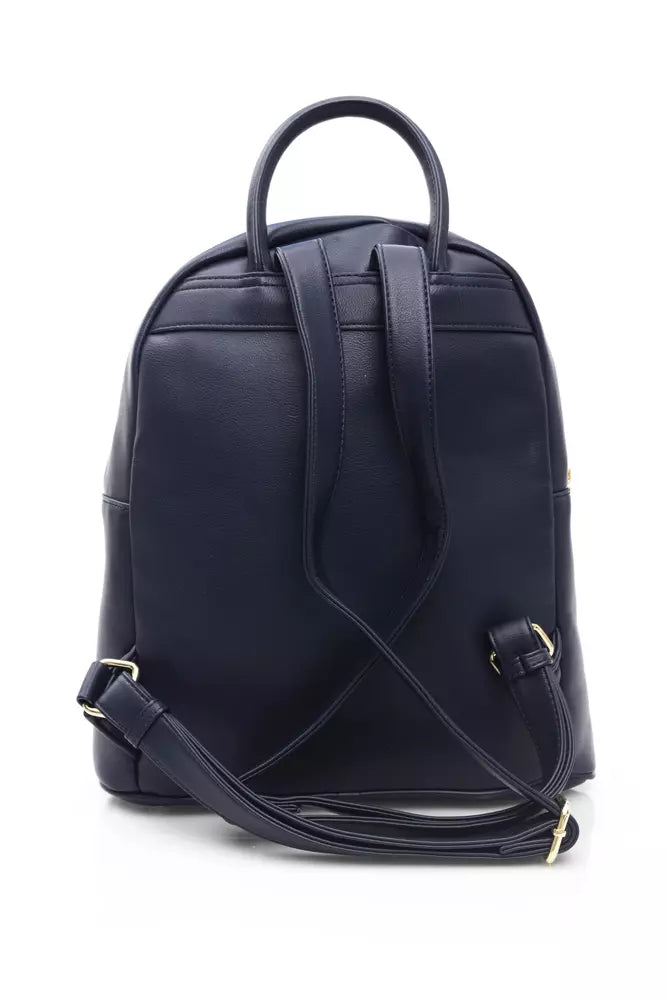 Blue Polyethylene Women Backpack