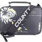 Chic Black Leather Camera Bag with Removable Strap