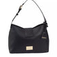 Black Polyurethane Women Handbag