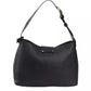 Black Polyurethane Women Handbag