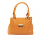 Orange Polyurethane Women Crossbody Bag