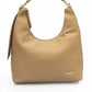 Beige Polyethylene Women Shoulder Bag