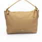 Beige Polyethylene Women Shoulder Bag