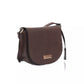 Brown Polyurethane Women Crossbody Bag