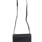 Black Polyurethane Women Crossbody Bag