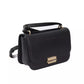 Black Polyurethane Women Crossbody Bag