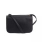 Black Polyurethane Women Crossbody Bag