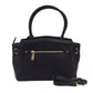 Black Polyurethane Women Crossbody Bag