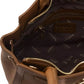 Brown Polyurethane Women Crossbody Bag