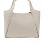 Beige Polyurethane Women Handbag