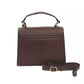 Brown Polyurethane Women Crossbody