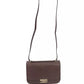 Brown Polyurethane Women Crossbody Bag