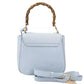 Light Blue Polyurethane Women Crossbody