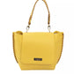 Yellow Polyurethane Women Crossbody