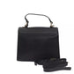 Black Polyurethane Women Crossbody Bag