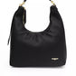 Black Polyethylene Women Shoulder Bag