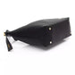 Black Polyethylene Women Shoulder Bag