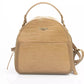 Beige Polyethylene Women Backpack