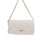Beige Polyethylene Women Shoulder Bag