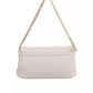 Beige Polyethylene Women Shoulder Bag